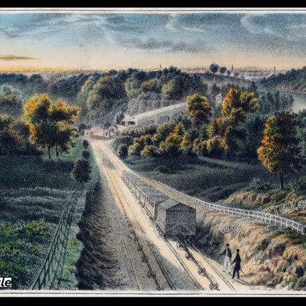 Fairmount Park Columbia Railroad Philadelphia PA Print