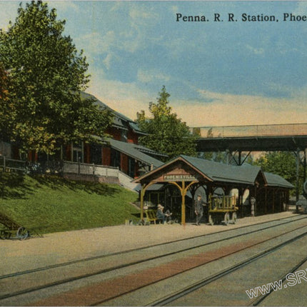 Phoenixville PA Penn Railroad Train Station Print